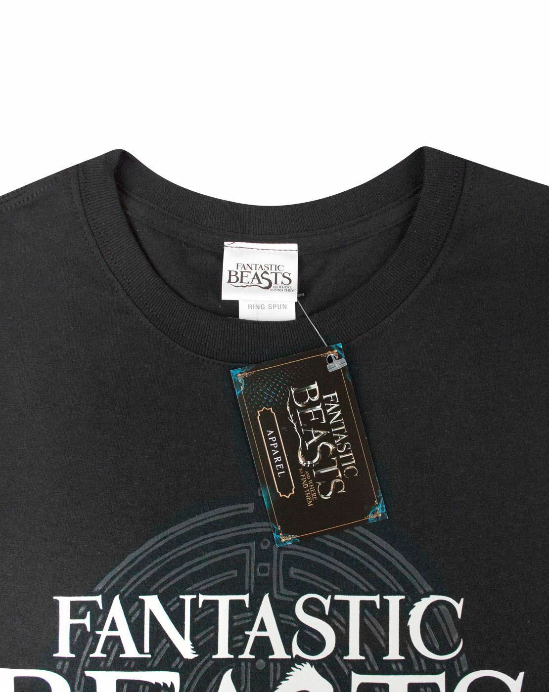 Fantastic Beasts And Where To Find Them Short Sleeved T-Shirt | Mens Black | Off