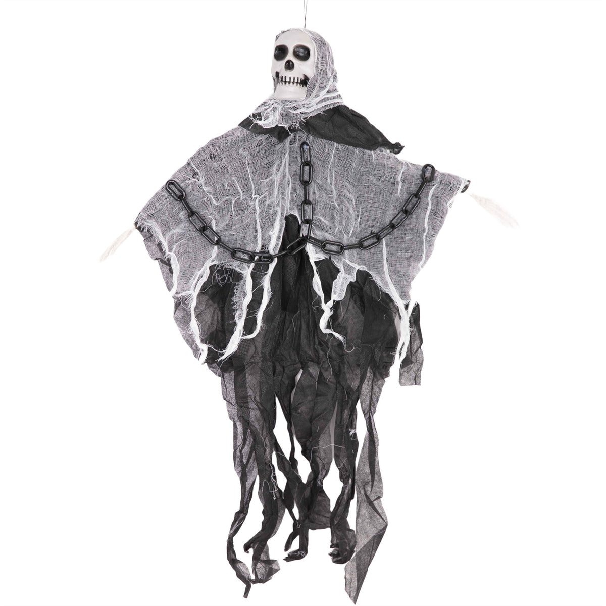 90Cm Halloween Hanging Ghost Skeleton Chain Decorations Prop Spooky Horror Scary