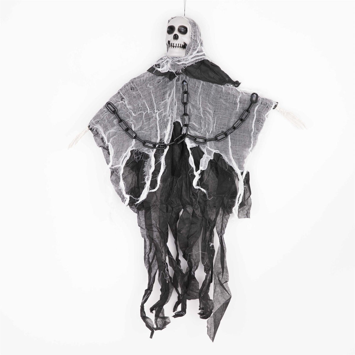 90Cm Halloween Hanging Ghost Skeleton Chain Decorations Prop Spooky Horror Scary