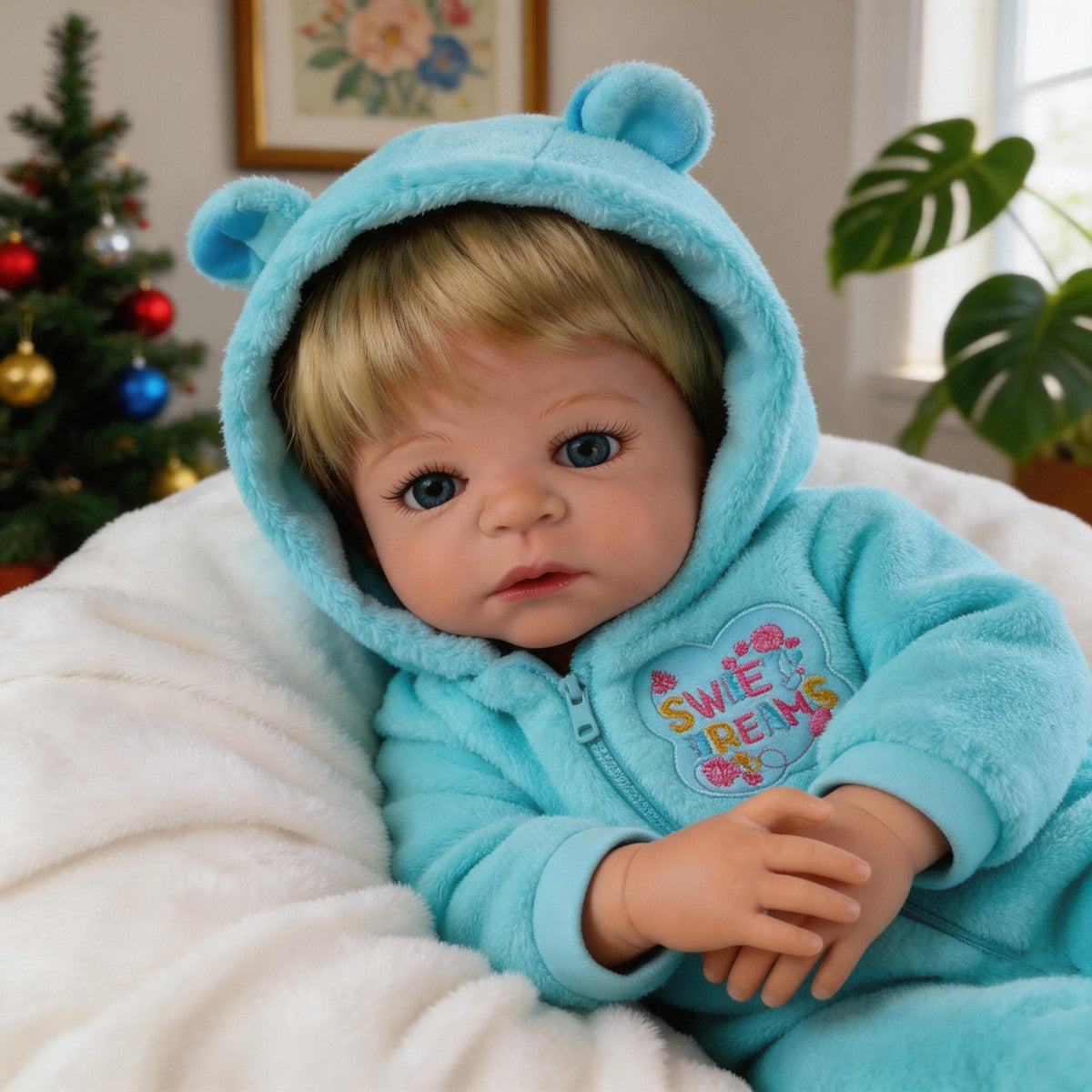 22" Full Body Vinyl Silicone Reborn Baby Dolls Washable Newborn Toddler Boy Gift