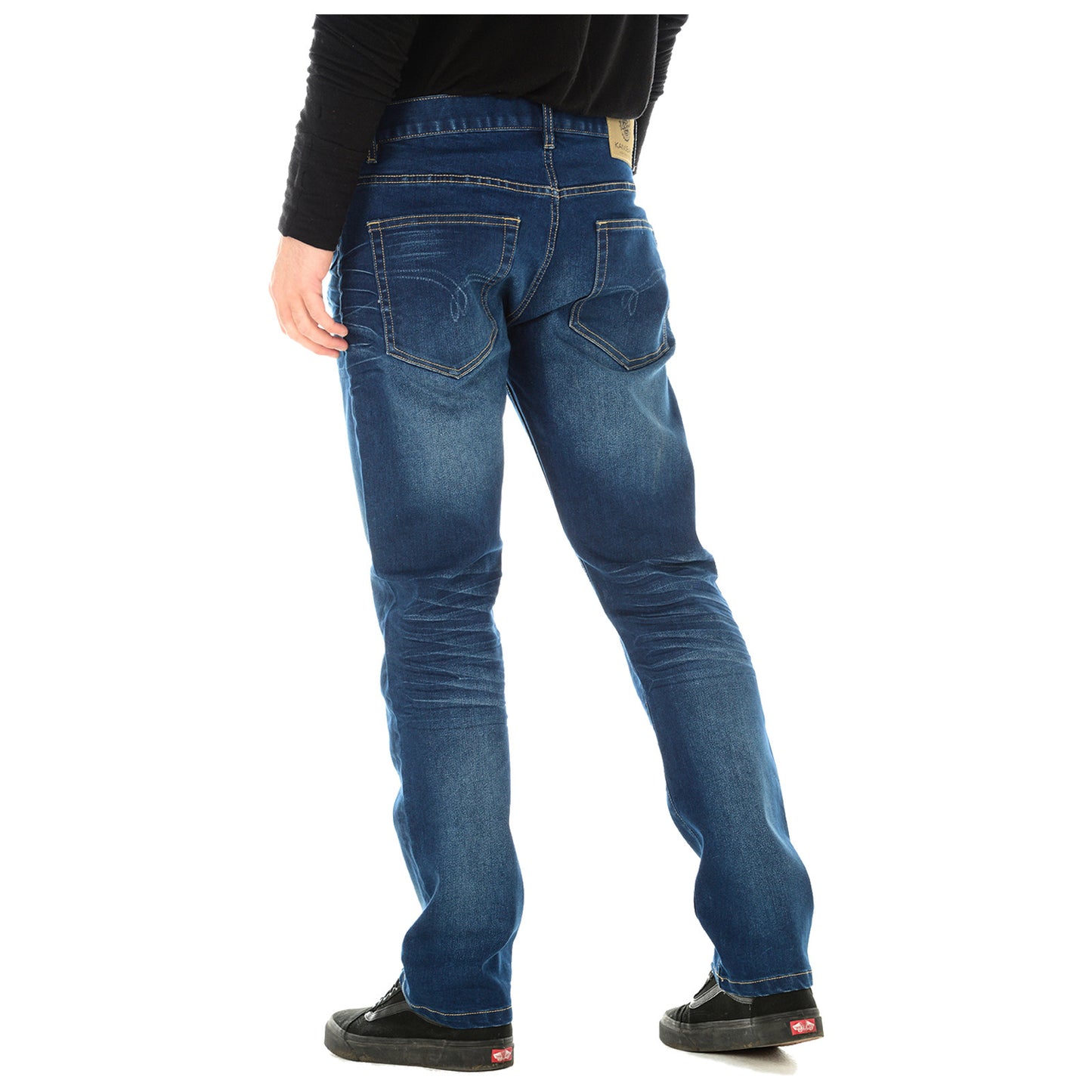 MENS STRETCHABLE DENIM JEANS SMART TIGHT SLIM FIT PANTS CASUAL SKINNY TROUSERS