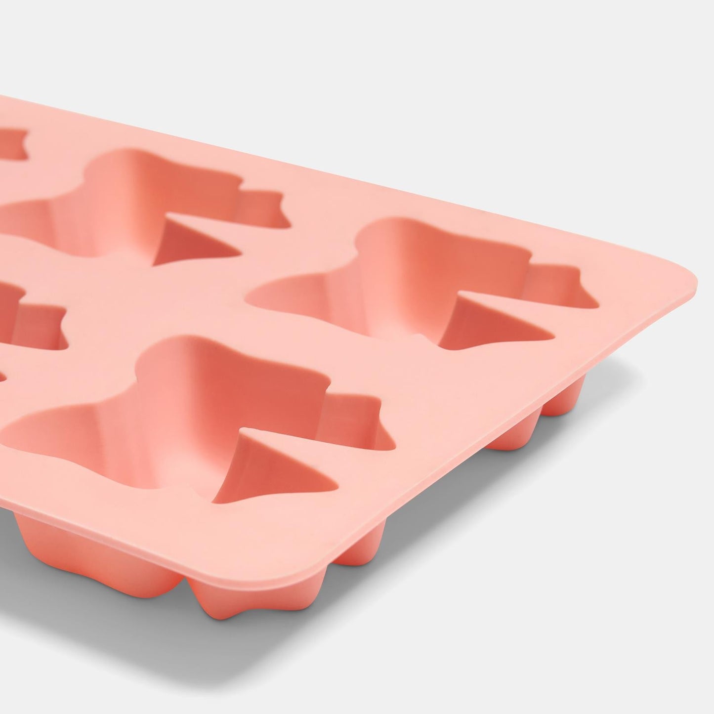 OHS Bow Shape Ice Cube Tray Silicone Ice Maker Mould Easy Release BPA Free