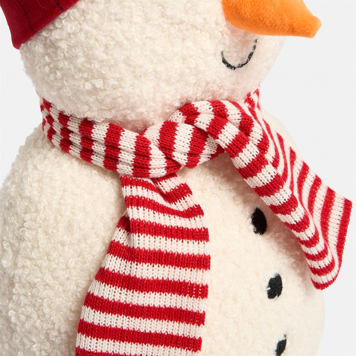OHS Snowman Decorative Cushion Xmas Filled Scatter Pillow Festive Home Decor