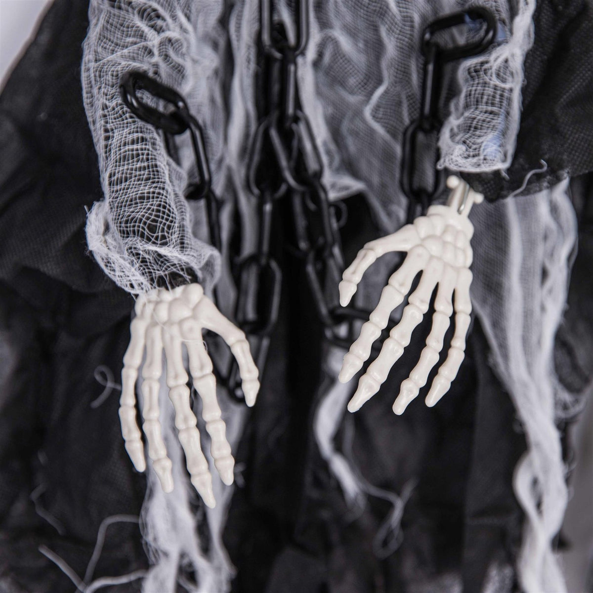 90Cm Halloween Hanging Ghost Skeleton Chain Decorations Prop Spooky Horror Scary