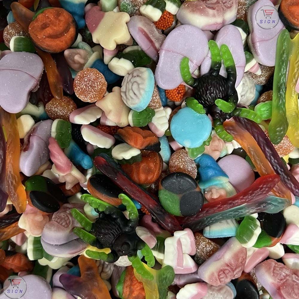 Halloween Pick N Mix Sweets 1kg Bag | Scary Horror Retro Candy | Trick or Treat
