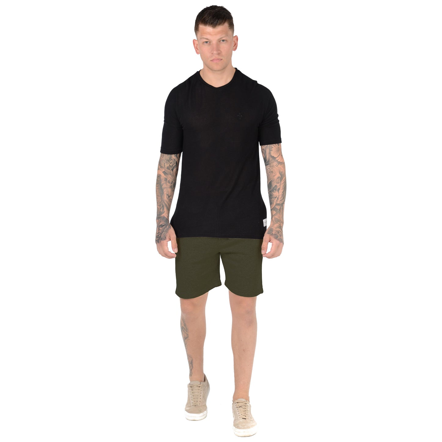 PACK OF 2 MENS JOGGING SHORTS SWEAT JERSEY FLEECE JOGGERS SUMMER RUNNING BOTTOMS