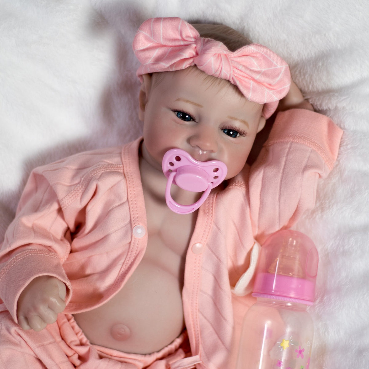 18" Realistic Reborn Baby Dolls Waterproof Newborn Girl Boy Twins Lifelike Gifts