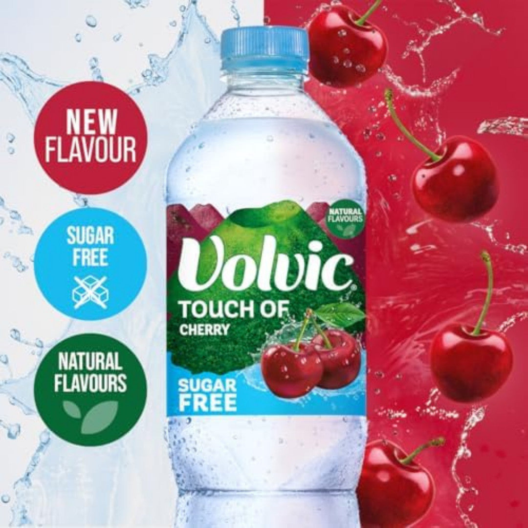 Volvic Touch of Fruit Sugar Free Choose Your Flavoured Water, 6 X 1.5L