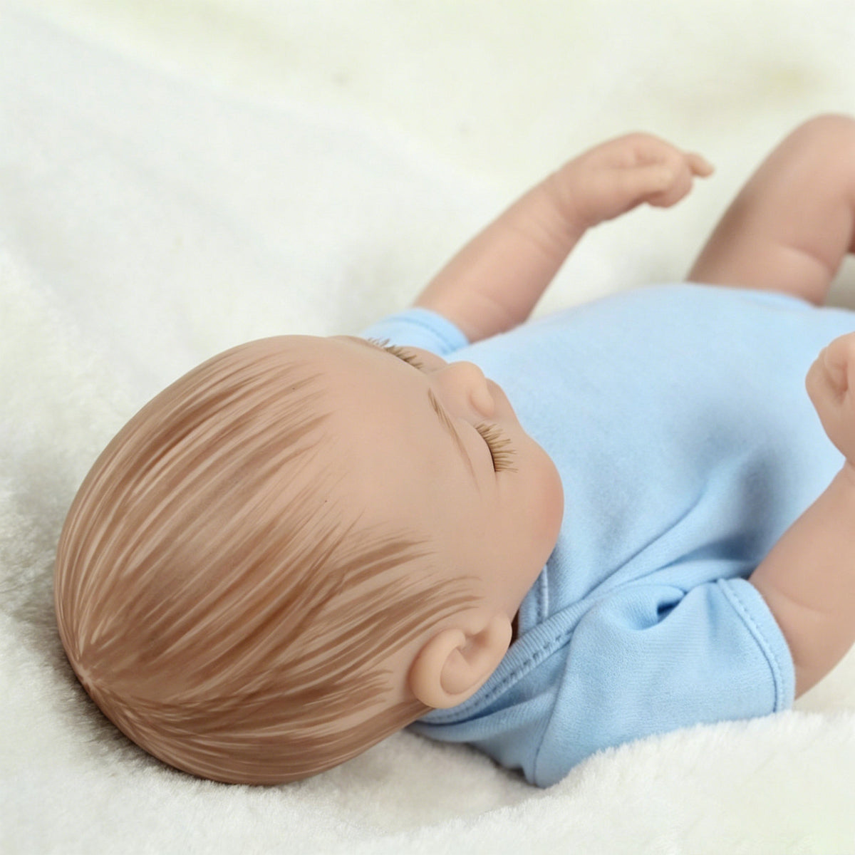 10" Full Body Vinyl Silicone Reborn Doll Preemie Girl Lifelike Newborn Baby Gift