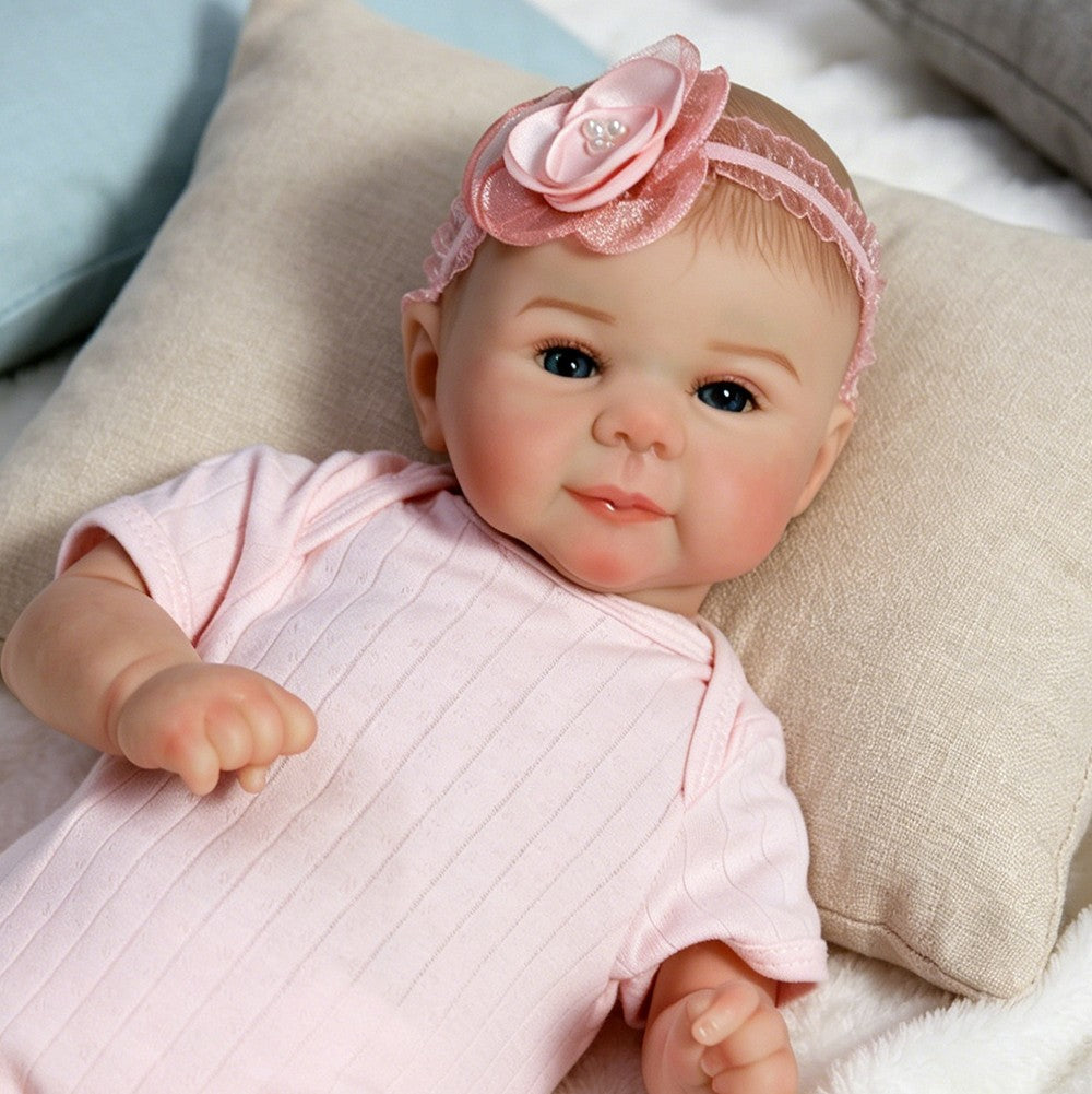 Realistic Reborn Newborn Baby Girl Doll Vinyl Silicone Handmade Lifelike Twins