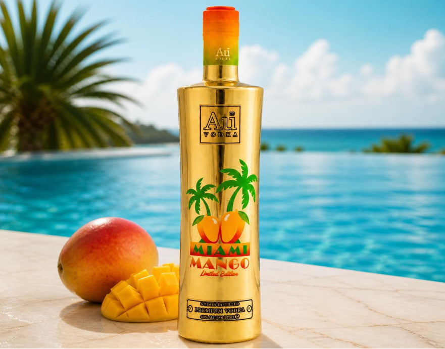 Au Vodka flavours 70cl with Au Flavours !!! In stock Now!!!! now Miami Mango!!!