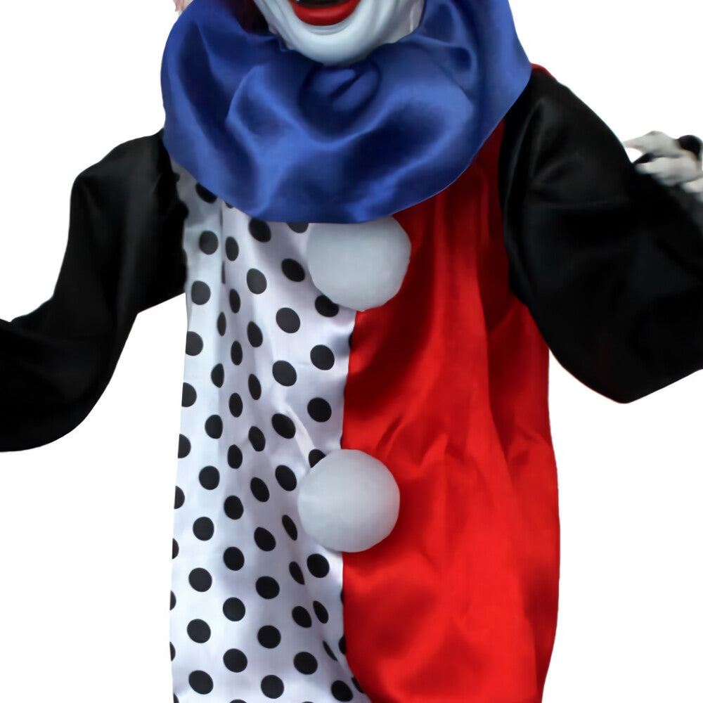 CLOWN HALLOWEEN DECORATION 3FT ANIMATED LIGHT UP SCARY PARTY PROP HAUNTED HOUSE