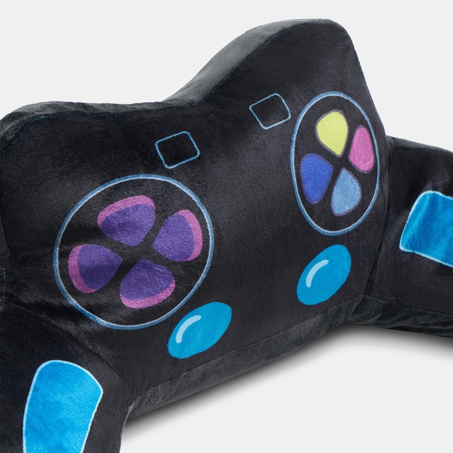 OHS Gaming Controller Cuddle Cushion Kids Flannel Reading Pillow with Arms