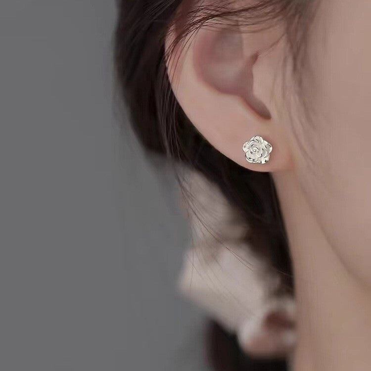 925 Sterling Silver Beautiful Flower Stud Earrings Jewellery Women Girls Gift UK