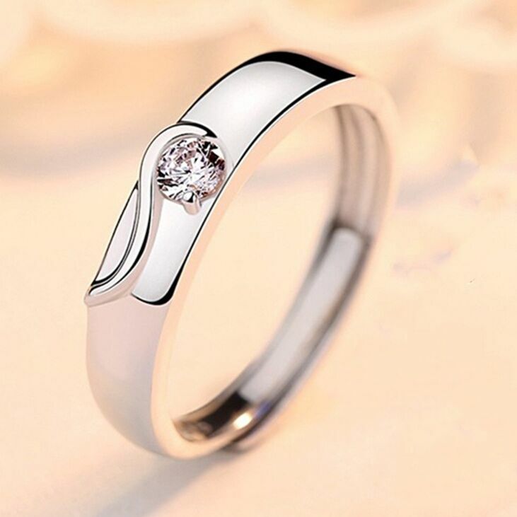 925 Sterling Silver Angel Wing Adjustable Ring Women Girls Jewellery Gift UK