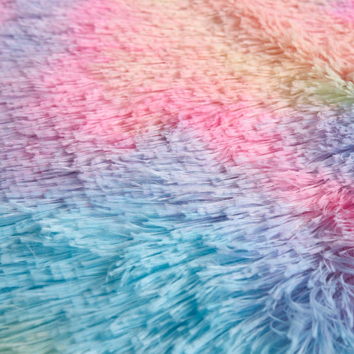 Tie Dye Duvet Cover Quilt Pillowcase Fluffy Fleece Warm Plush Soft Bedding Set