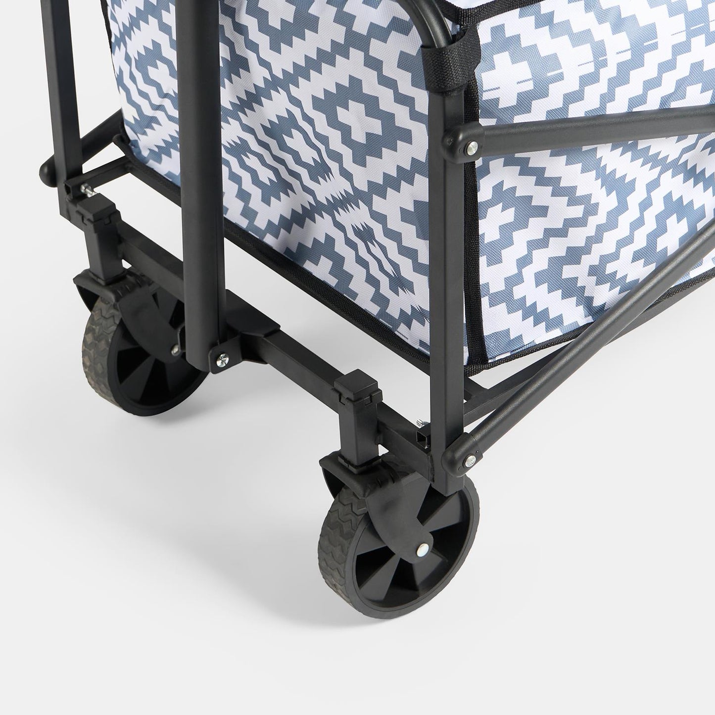 OHS Garden Folding Trolley Cart Outdoor Storage Camping Grocery Shopping