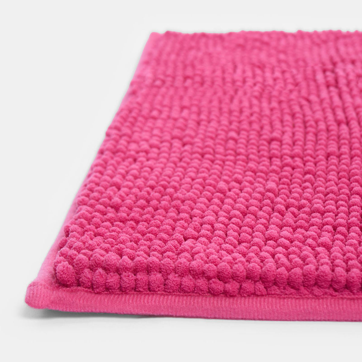Brentfords Noodle Bath Mat Non Slip Shower Soft Highly Absorbent Chenille Shaggy