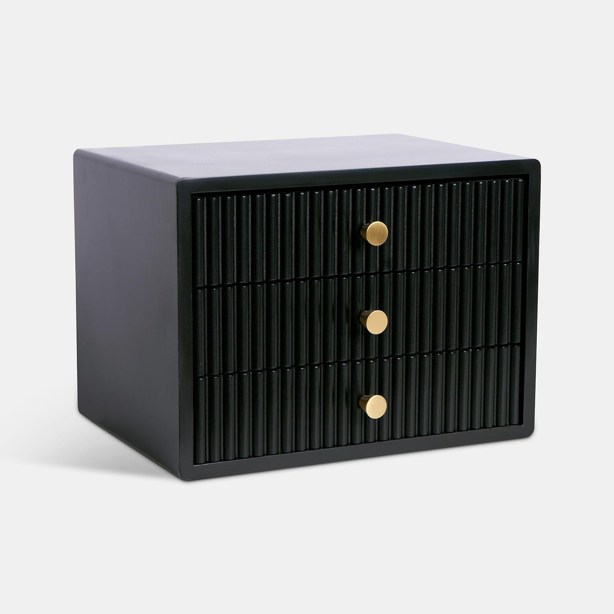OHS Ribbed Desktop Drawers Organiser Freestanding Tabletop Cabinet Storage Unit