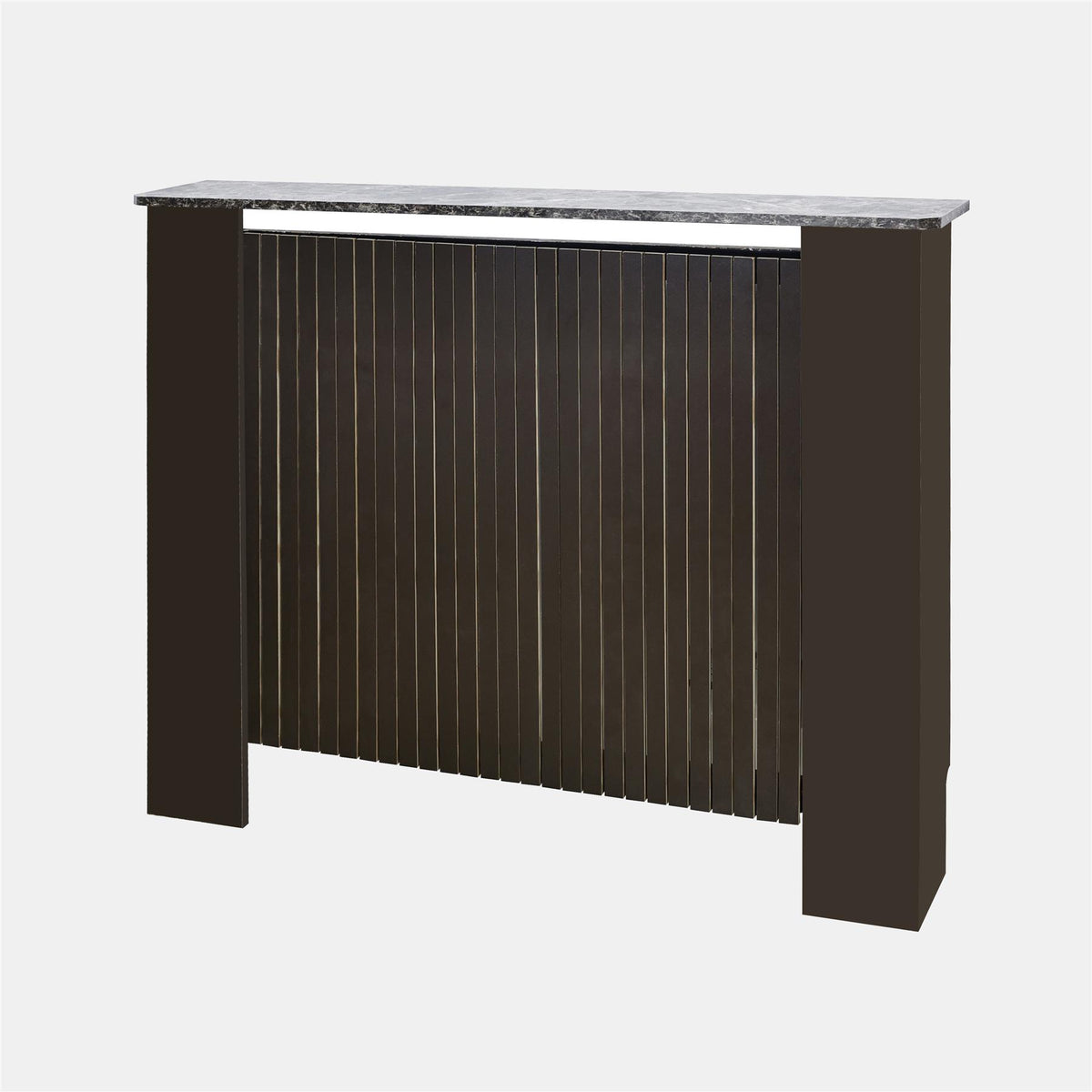 OHS Ribbed Radiator Cover Slatted Engineered Wood Side Board S M L Cabinet Shelf