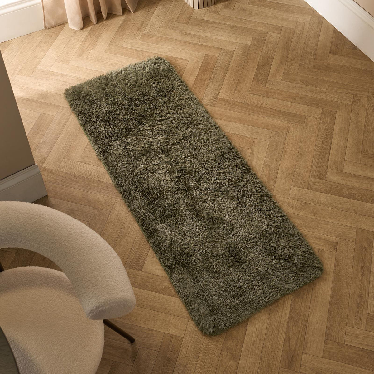 OHS Fluffy Rug Anti-Slip/Skid Shaggy Large Bedroom Non-Shed Floor Carpet Mat