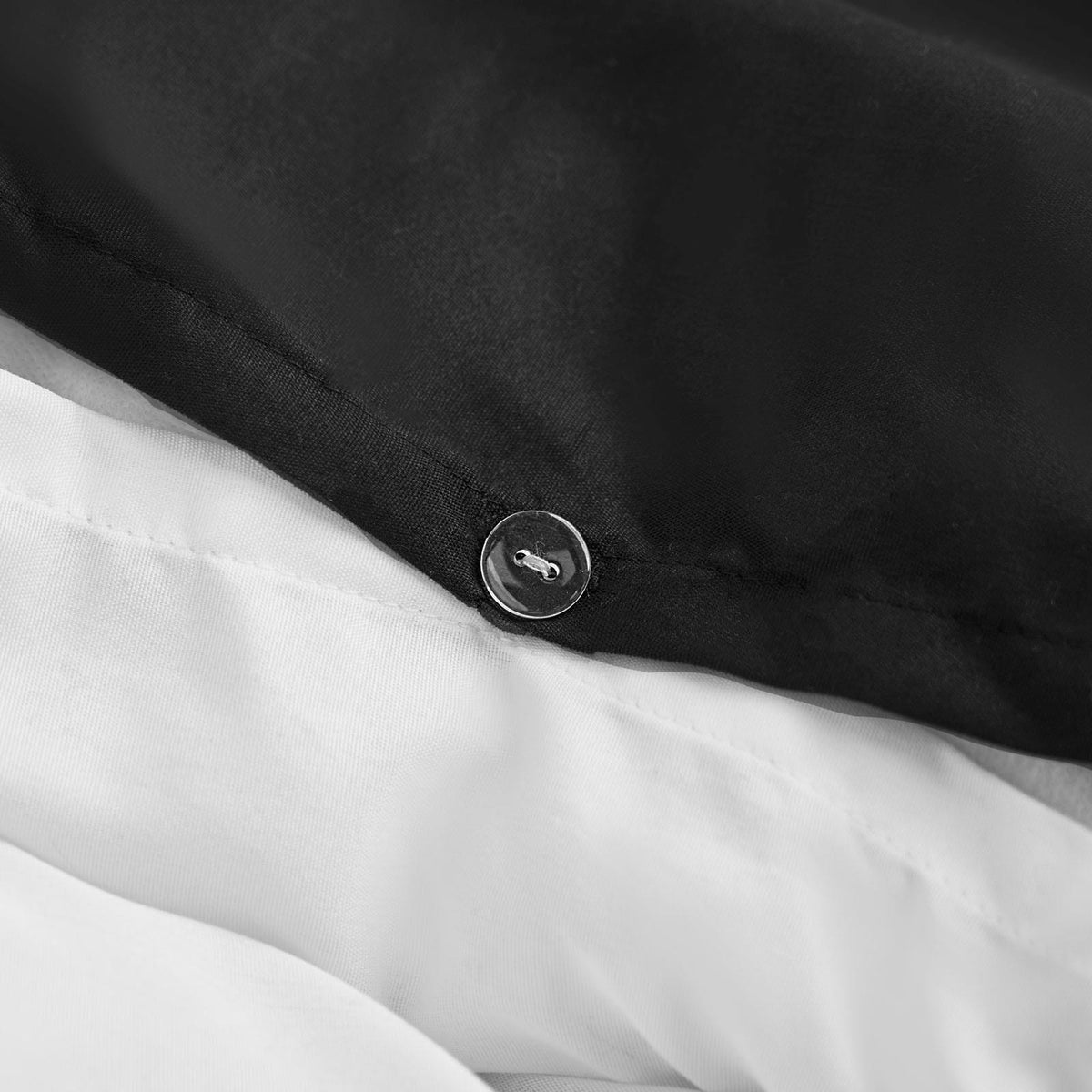 OHS Plain Duvet Cover & Pillowcase Reversible Bedding Set OR Fitted Sheet