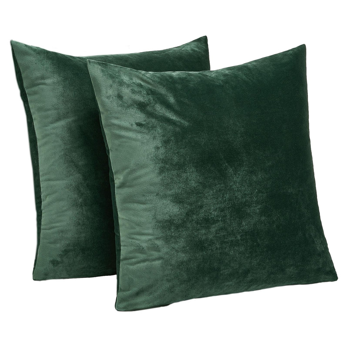 OHS Matte Velvet Cushion Covers Super Soft Luxury Square Pillowcases Multipack