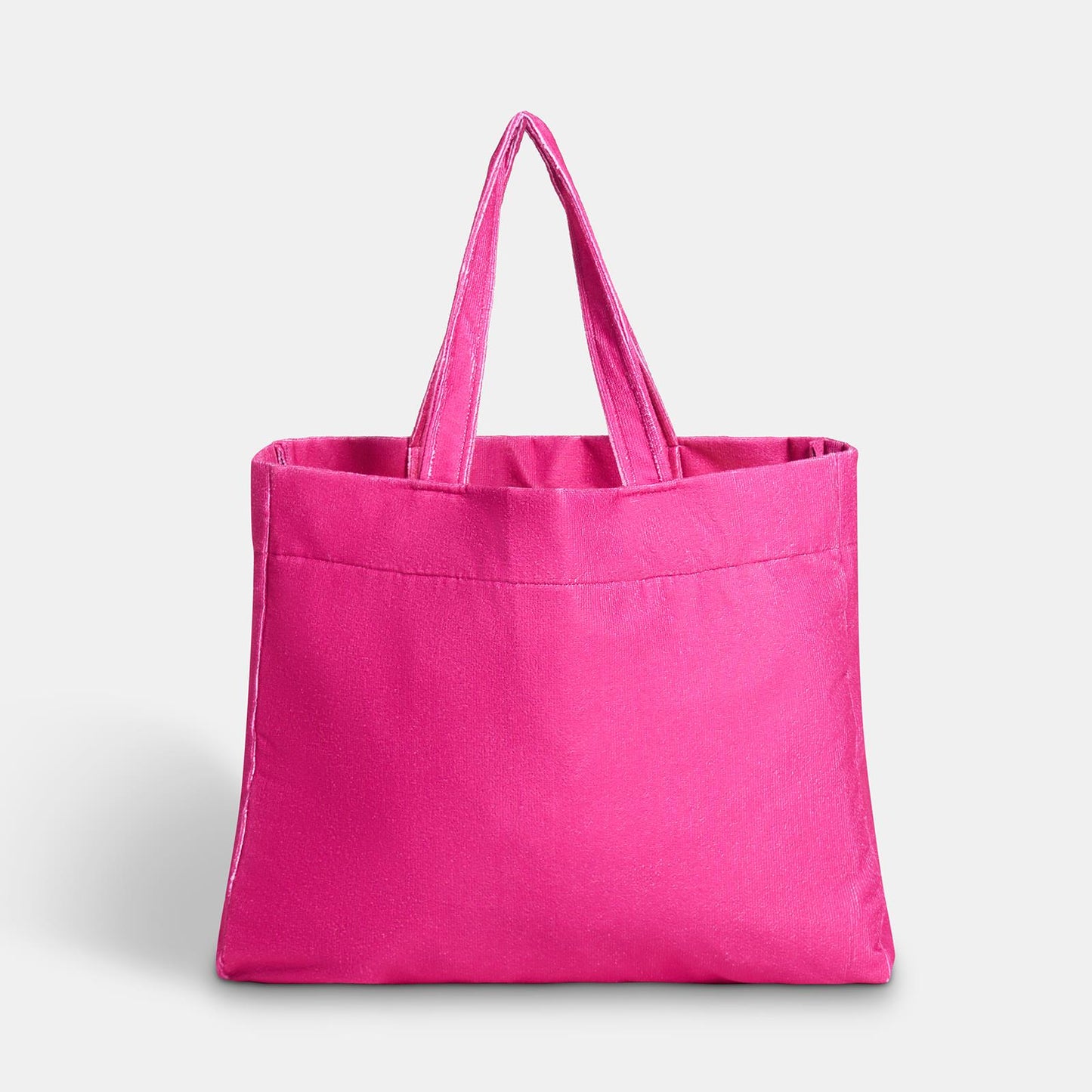 OHS Fun Print Beach Bag with Pouch Towelling Shoulder Tote Bag Holiday Travel
