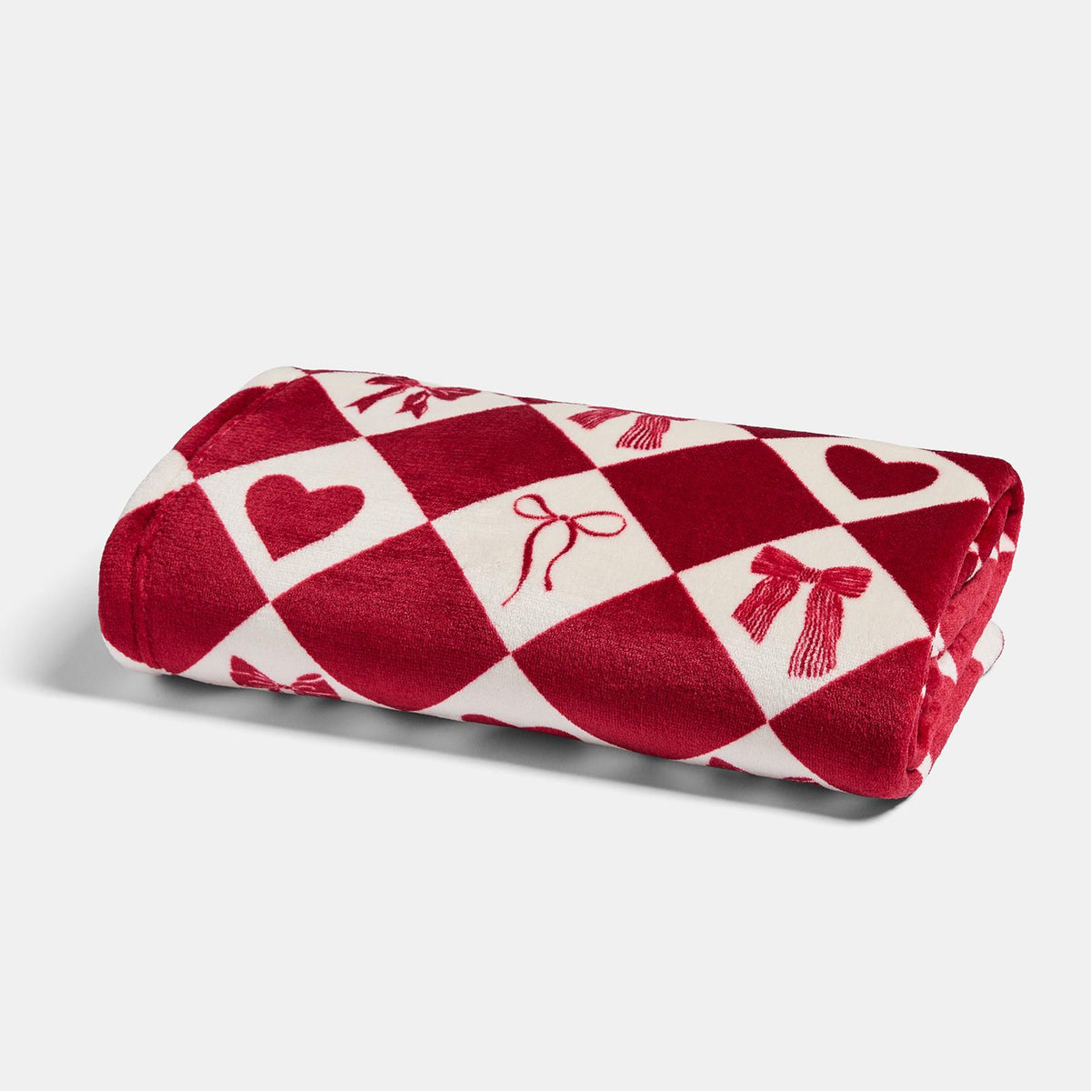 OHS Printed Pet Blanket Reversible Sherpa Fleece Dog Cats Thermal Calming Throw