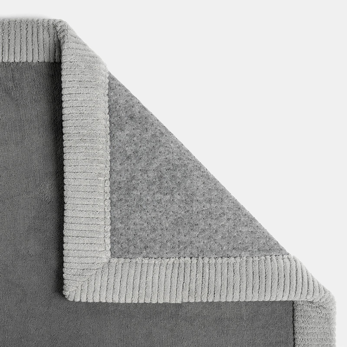 OHS Contrast Border Rug Non Slip Tufted Hallway Runner Floor Carpet