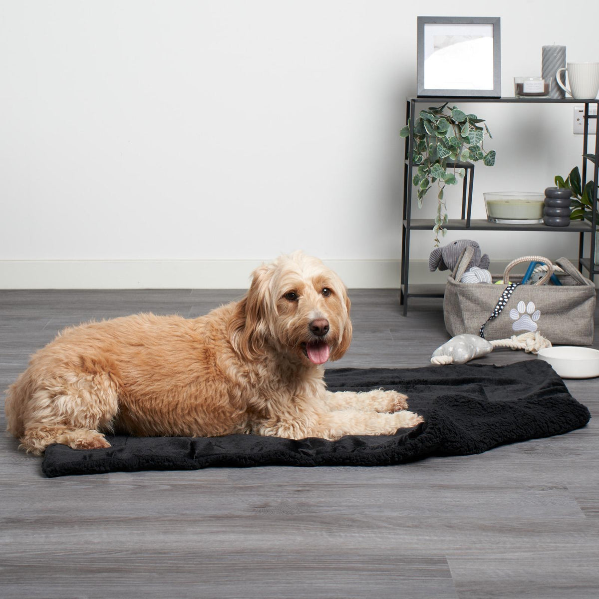 Brentfords Sherpa Pet Animal Blanket Puppy Dog Cat Kitten Kennel Mat Warm Throw