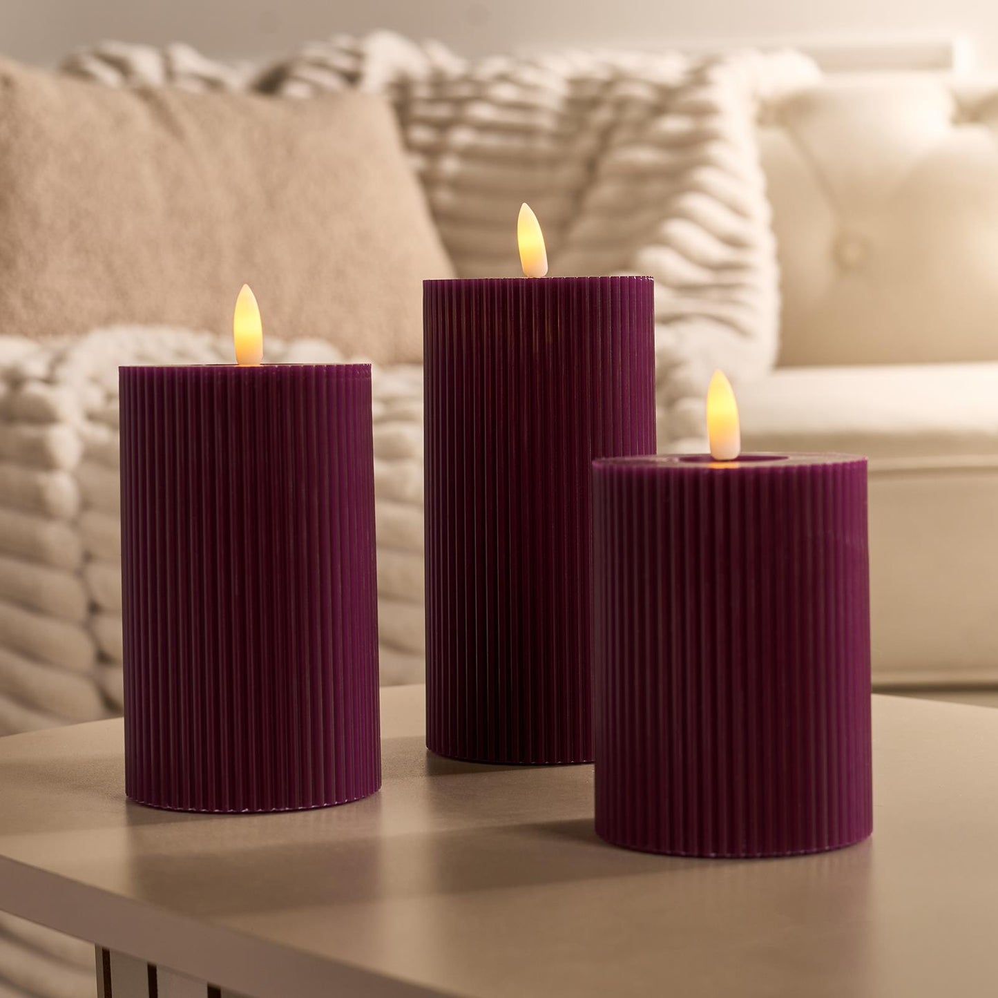 OHS Flameless LED Candle Set Realistic Candle Decorative Lights Party Home