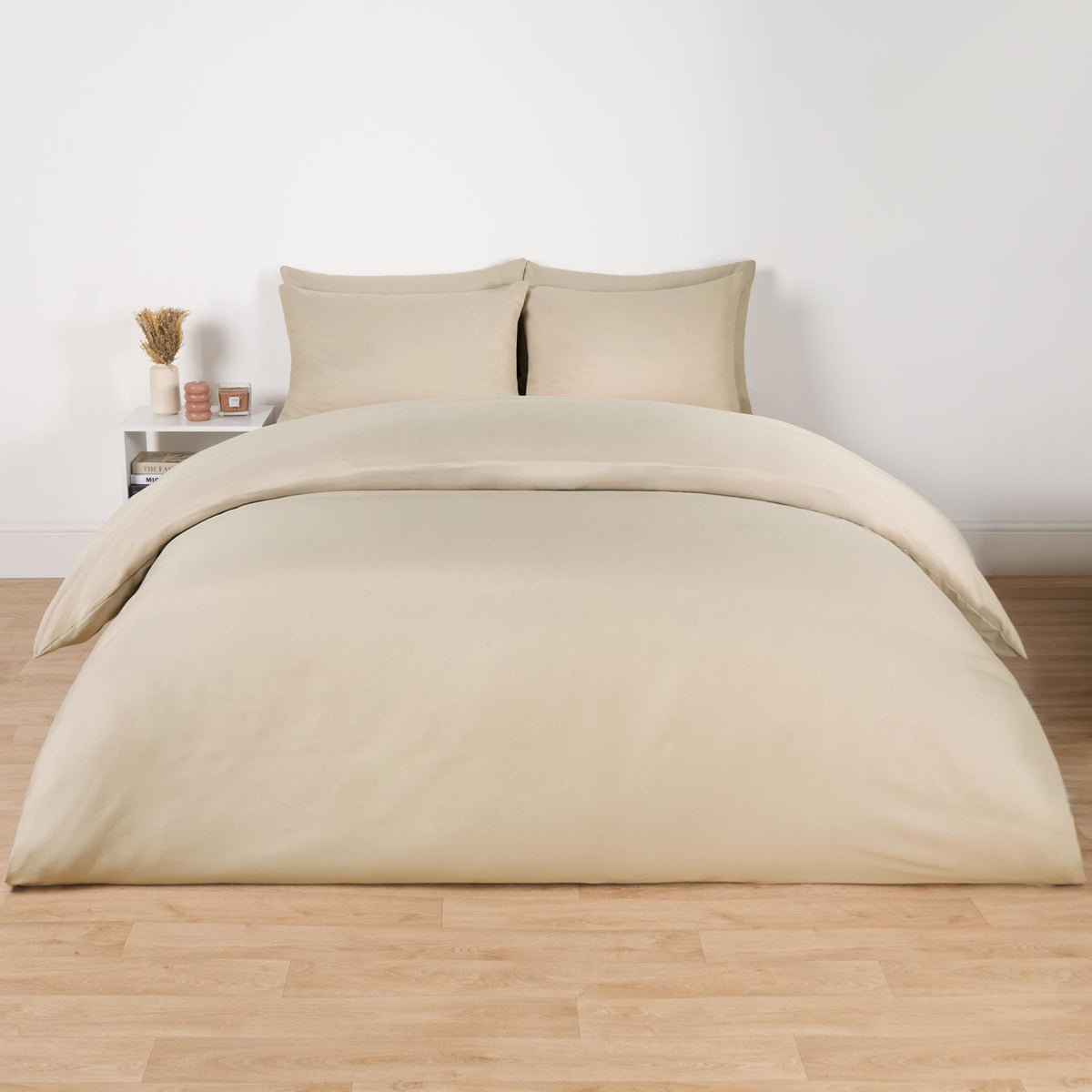 OHS Microfibre Housewife Pillowcases Set 2 Pack Wrinkle Resistant Pillow Covers