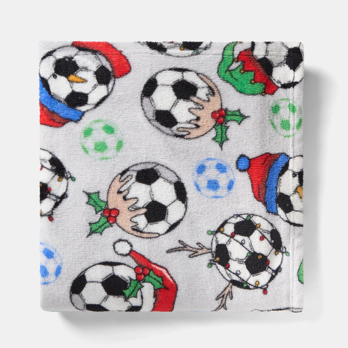 OHS Xmas Flannel Throw Kids Soft Fleece Travel Blanket Winter Thermal Bedspread