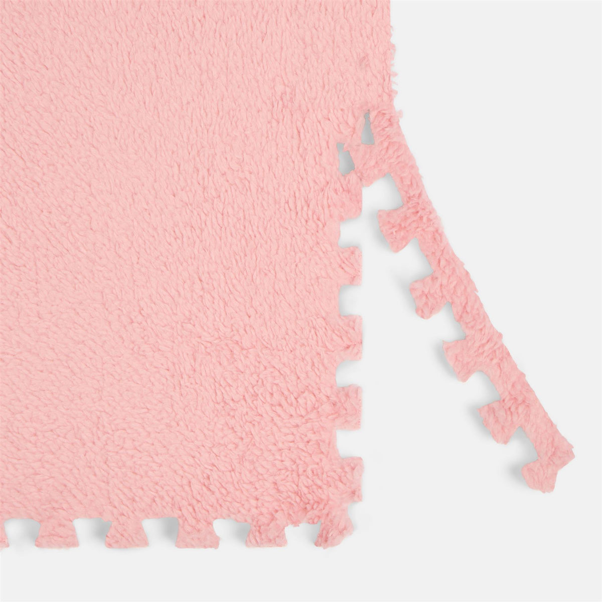 OHS Interlocking Foam Floor Tiles Teddy Fleece Soft Kids Play Mat Carpet Yoga