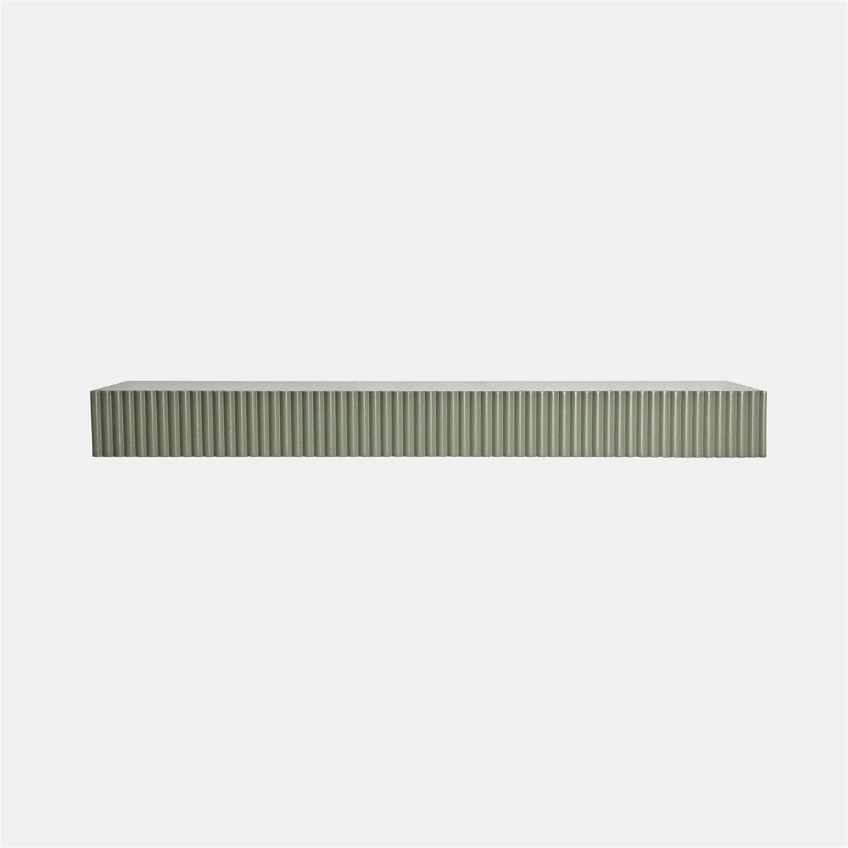 OHS Ribbed Floating Shelf Wall Storage Organiser Home Living Room Decor