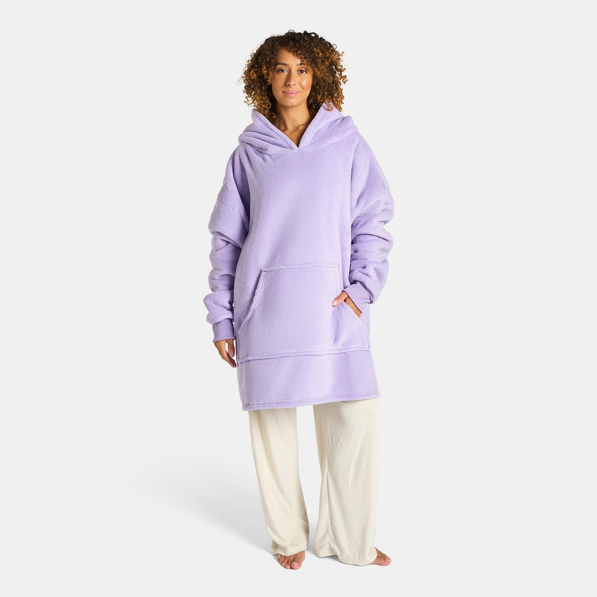 OHS Hoodie Blanket Oversized Ultra Plush Sherpa Giant Big Hooded Sweatshirt