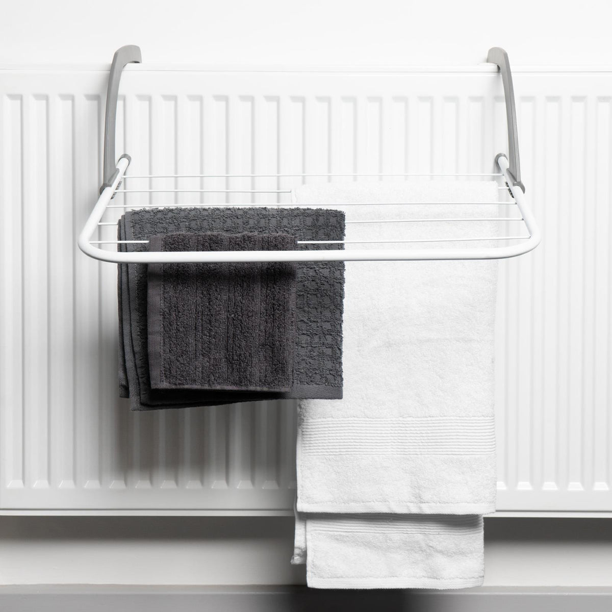 Over Radiator Clothes Airer Foldable Clothes Towel Rail Holder Rack Dryer Hanger