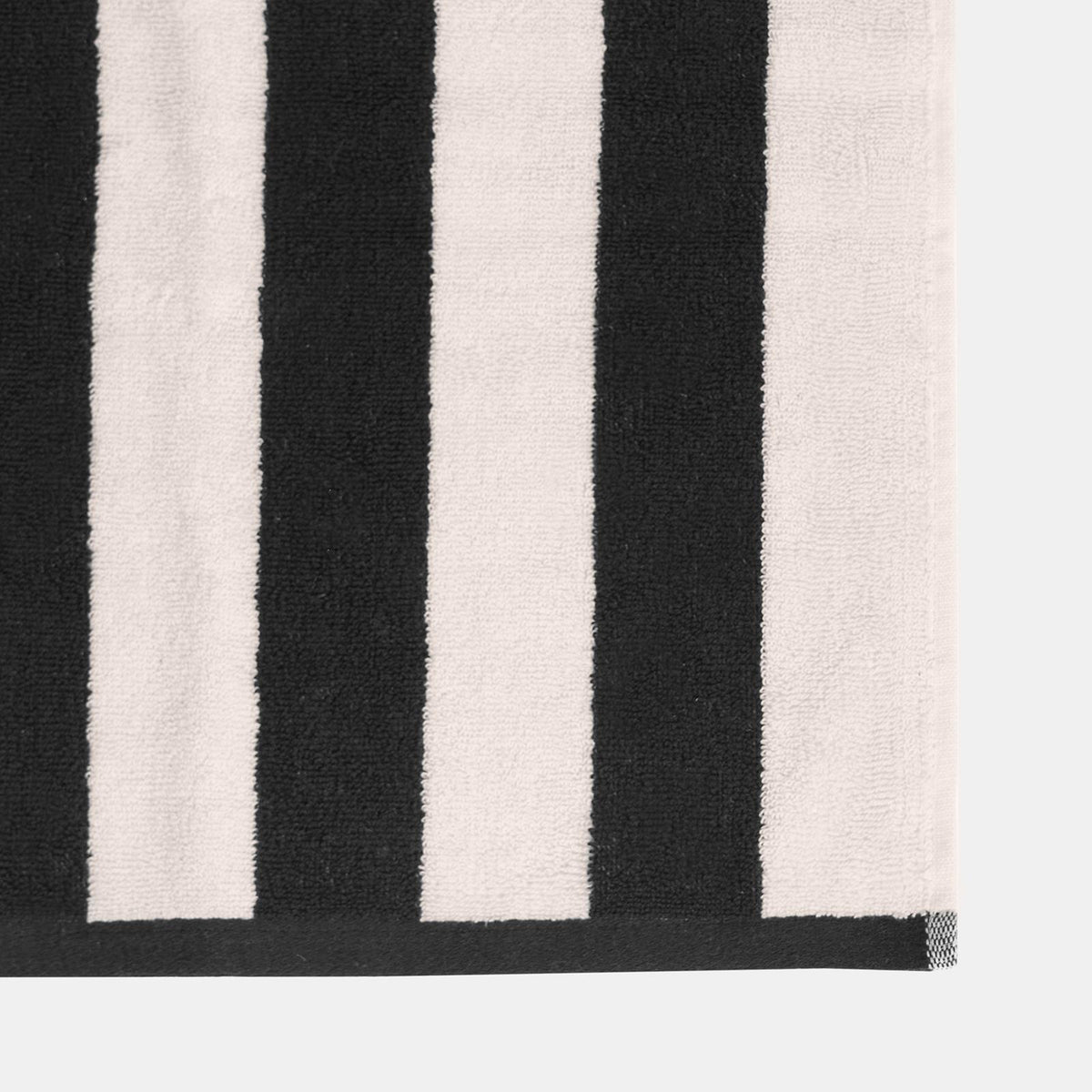 OHS Stripe 100% Cotton Bath Hand Towel Hotel Luxury Shower Soft Absorbent