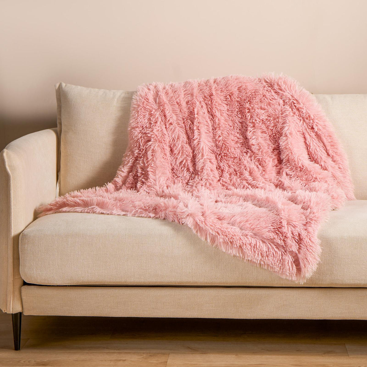 OHS Pet Fleece Throw Fluffy Calming Foldable Travel Dog Puppy Cat Blanket