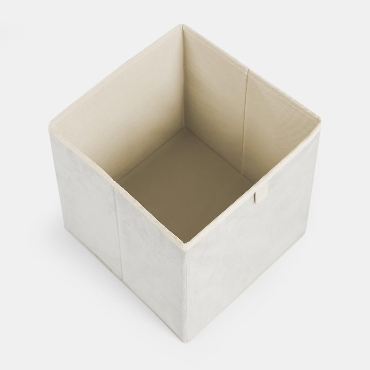 OHS Multi Pack of Matte Velvet Storage Boxes Stylish Foldable Set Square Cube