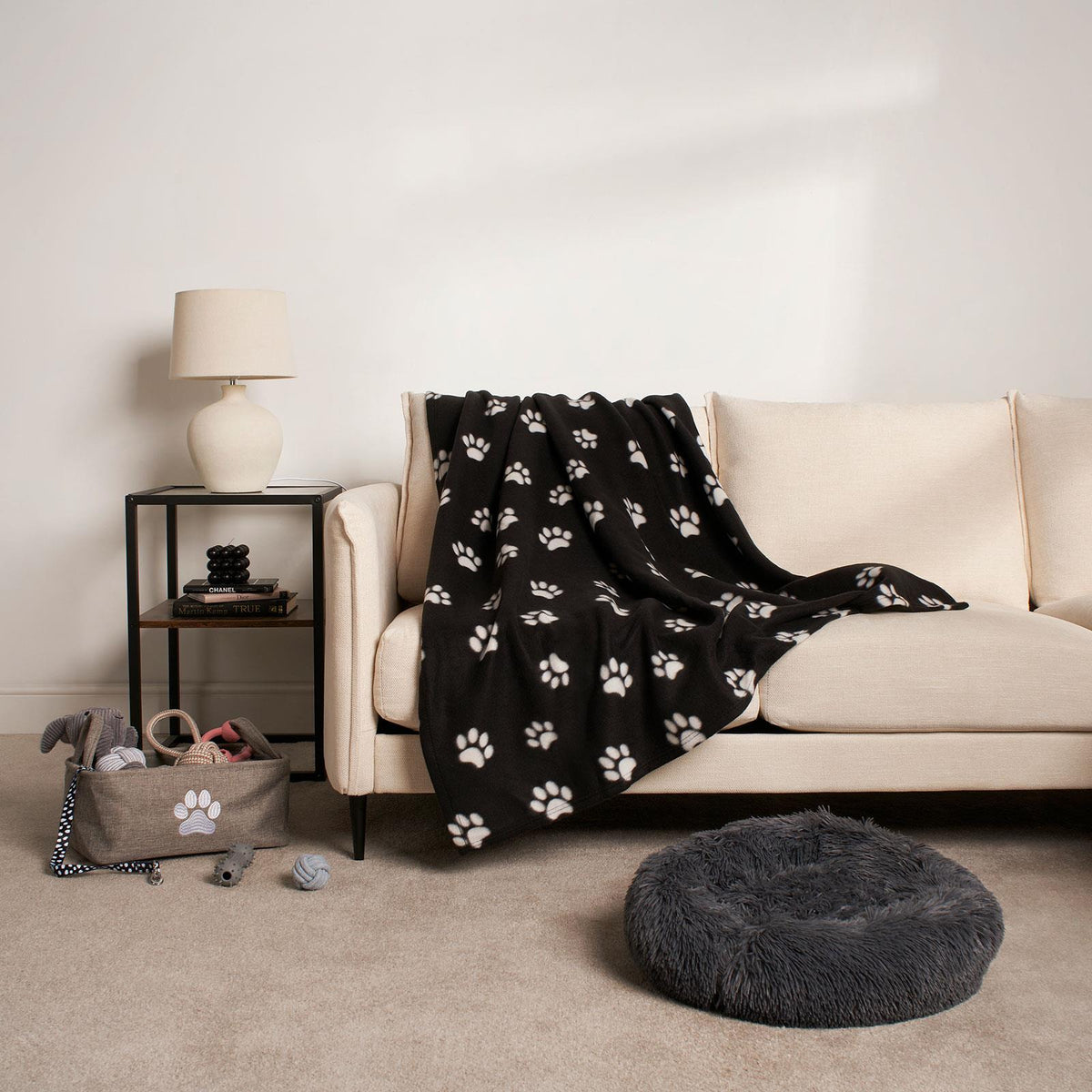OHS Pet Blanket Dog Warm Fleece Cat Throw Paw Puppy Animal Soft Mat