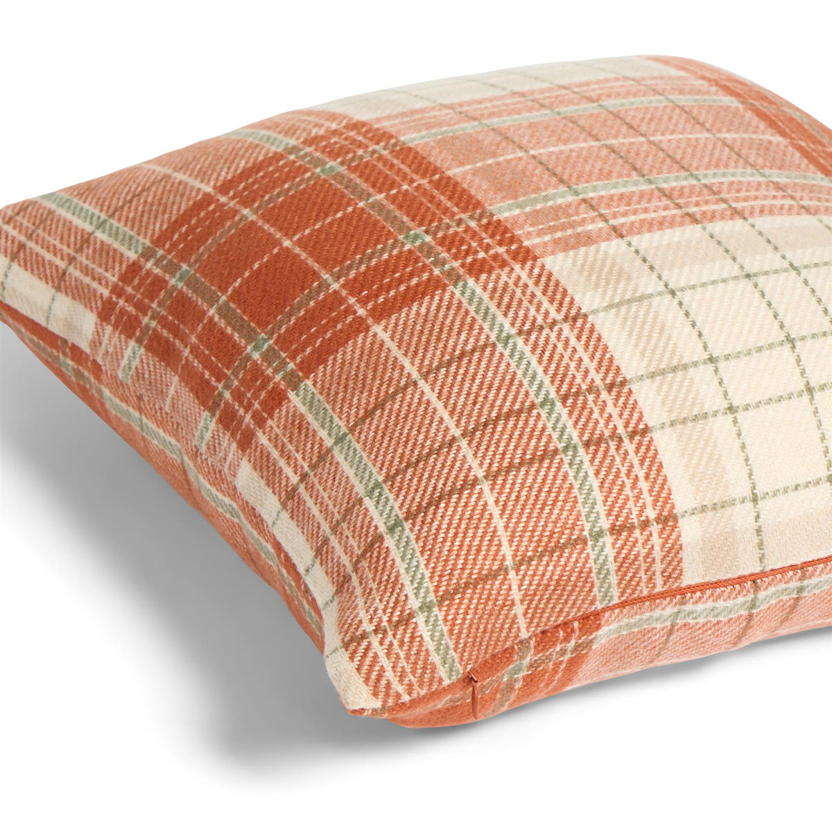 OHS Woven Check Cushion Covers 2 Pack Cases Luxury Home Decor