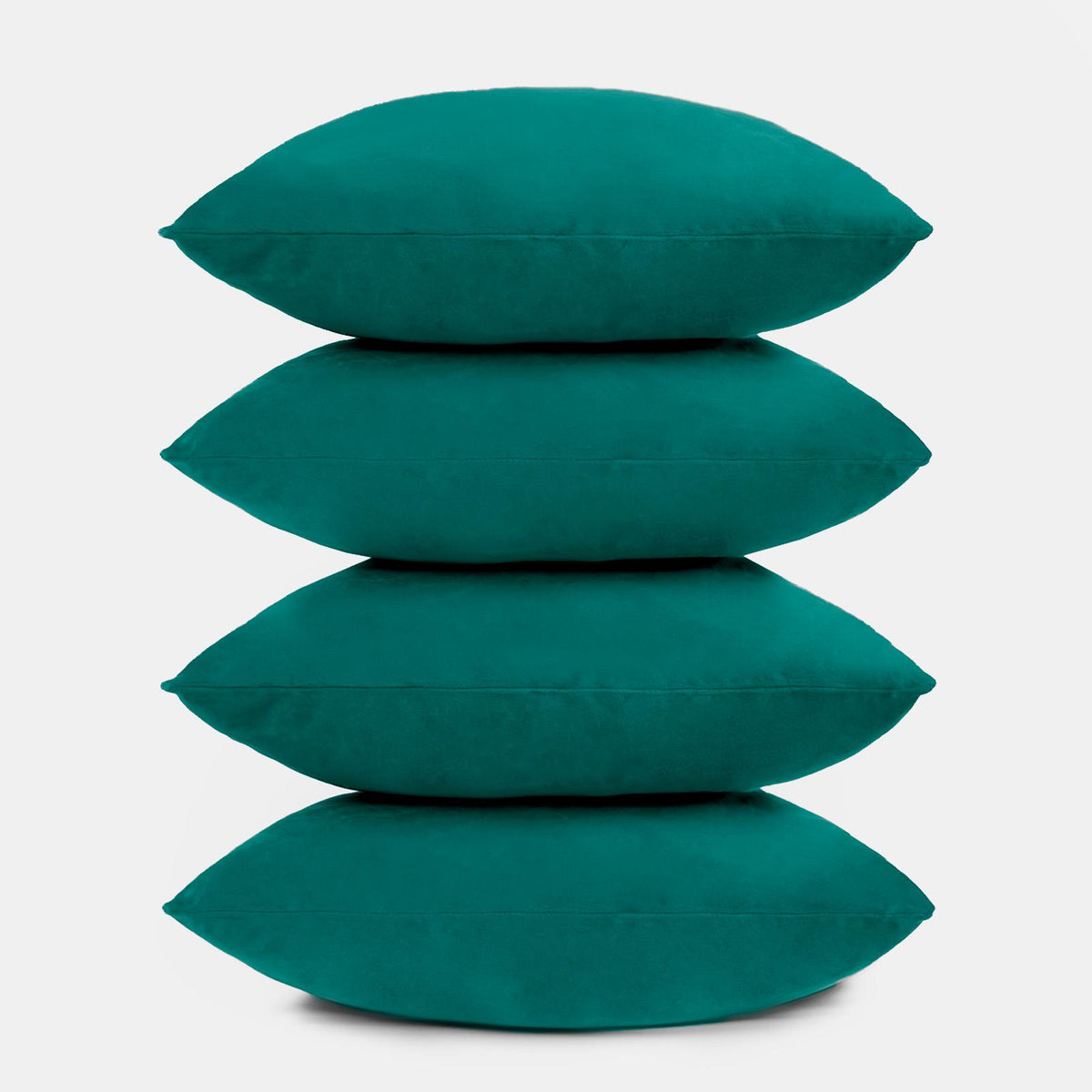 OHS Matte Velvet Cushion Covers Super Soft Luxury Square Pillowcases Multipack