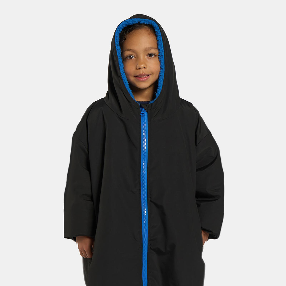OHS Drying Changing Robe Sherpa Lined Water Resistant Oversize Coat Adults Kids