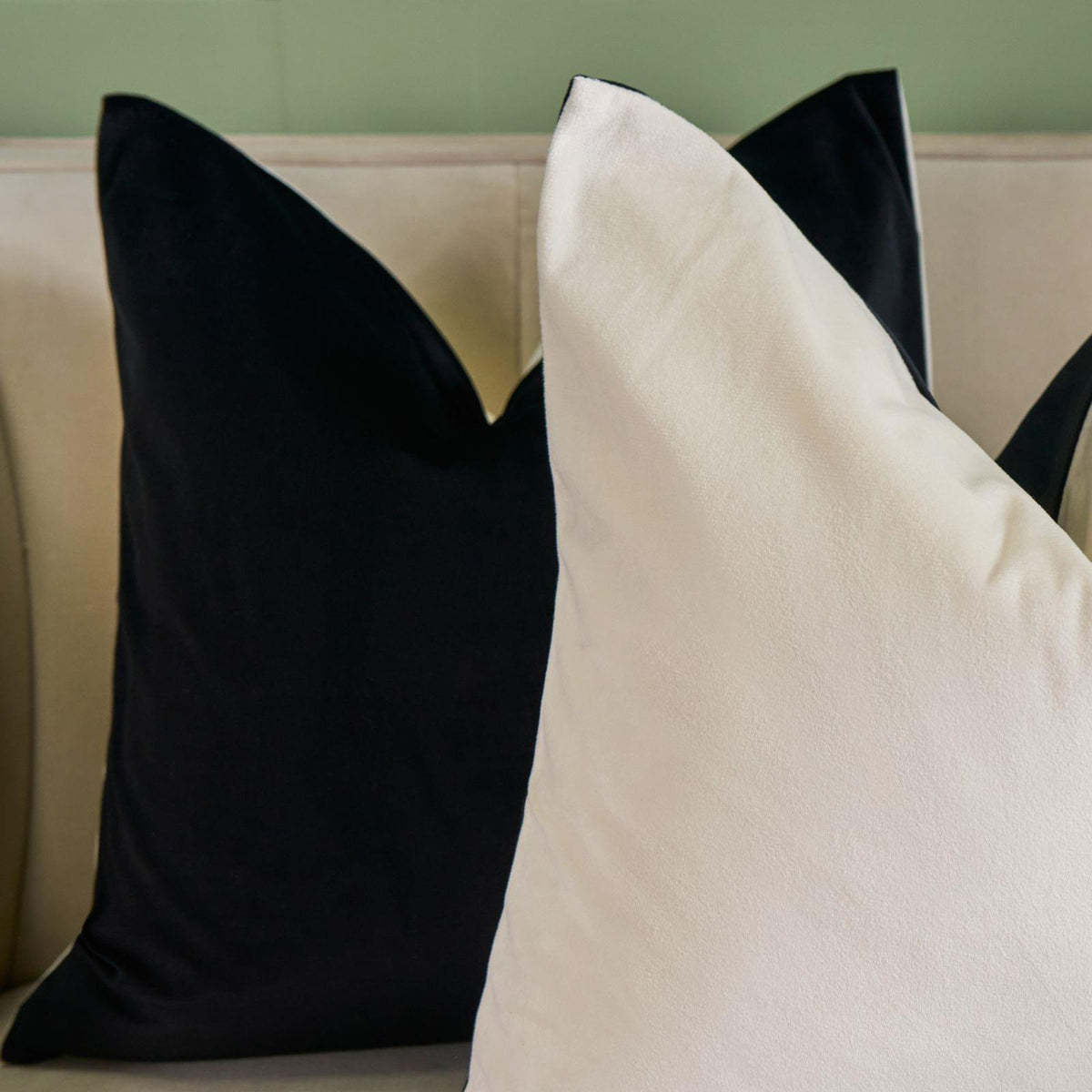 OHS Matte Velvet Cushion Covers Super Soft Luxury Square Pillowcases Multipack