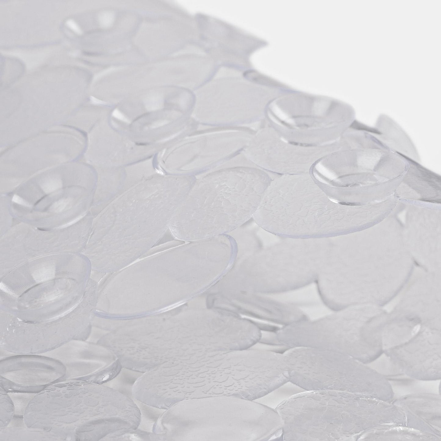 OHS PVC Bath Mat Clear Printed Non Slip Quick Dry Shower Rug Adults Kids