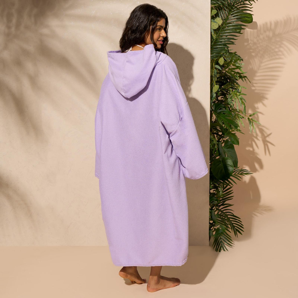 OHS Hooded Towel Poncho Adult Absorbent Dry Beach Swim Bath Changing Robe
