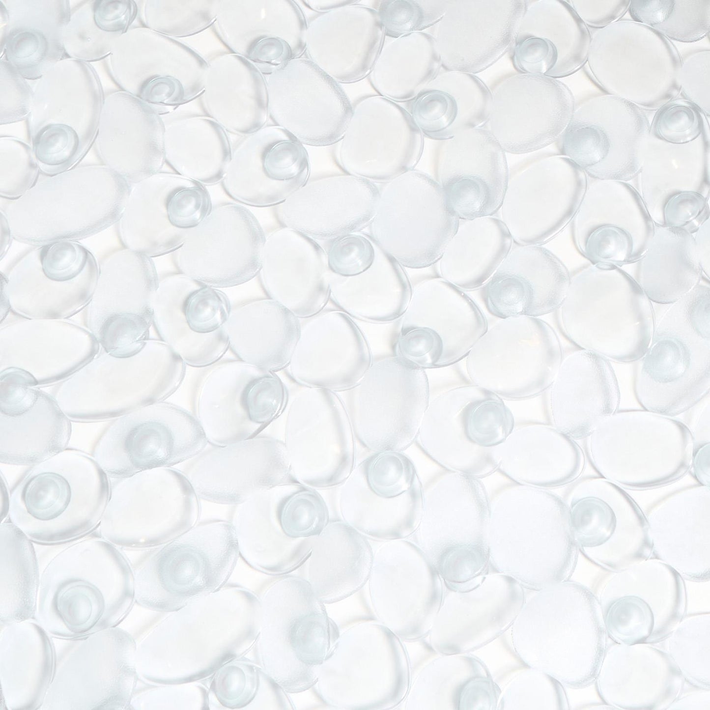 OHS PVC Bath Mat Clear Printed Non Slip Quick Dry Shower Rug Adults Kids