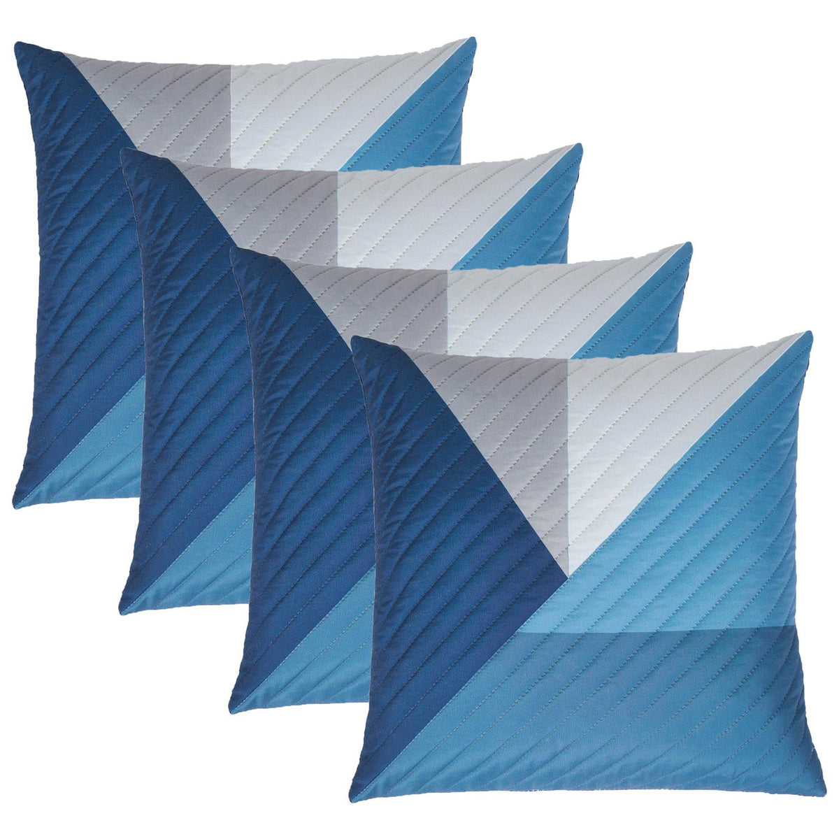 Geometric Cushion Covers Pinsonic Pack of 2/4 Case Filled Pad 18" x 18" Home Set